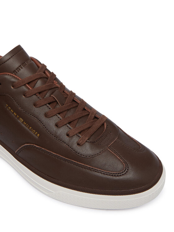 Tommy Hilfiger Tommy Hilfiger Sneakersy Th Lo Lux Lth Sneaker FM0FM05996 Hnedá
