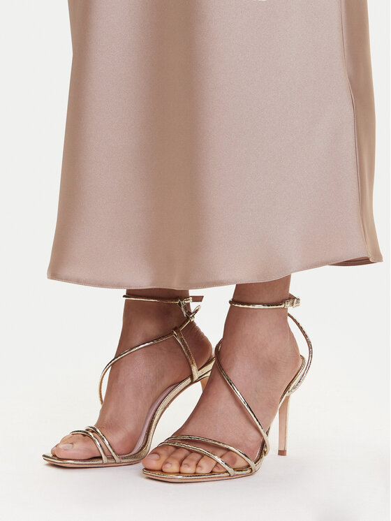 Marella Marella Gonna maxi Panda 2515101022 Écru Regular Fit