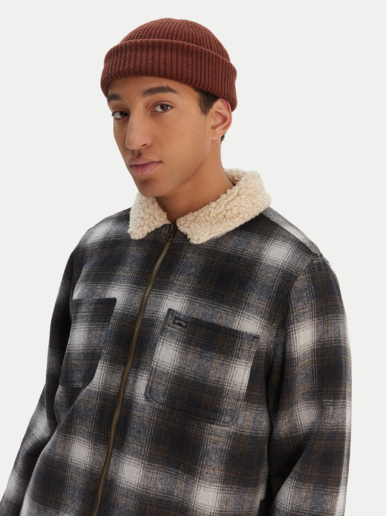 Billabong Billabong Jachetă cămașă Hills Sherpa EBYJK00136 Gri Regular Fit