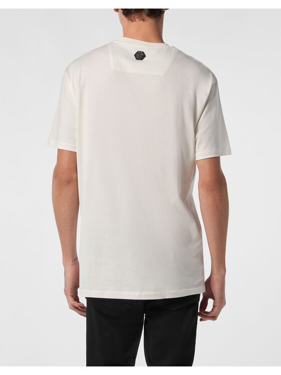 PHILIPP PLEIN PHILIPP PLEIN T-Shirt 24635 Biały Regular Fit