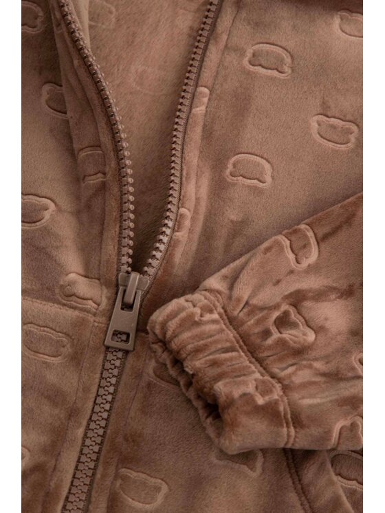 Coccodrillo Coccodrillo Mikina ZC5132201FBN-018 Hnědá Regular Fit