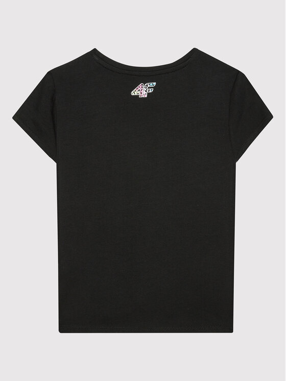 4F 4F T-Shirt HJL22-JTSD010 Μαύρο Regular Fit