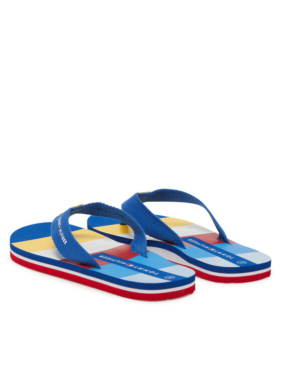 Tommy Hilfiger Tommy Hilfiger Zehentrenner T3X8-33907-0058Y913 S Dunkelblau