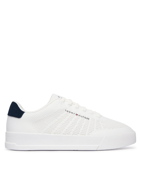 Tommy Hilfiger Tommy Hilfiger Sneakersy Th Court Knit FM0FM05823 Biela