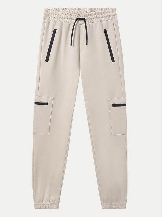 Mayoral Mayoral Pantaloni da tuta 6528 Beige Relaxed Fit