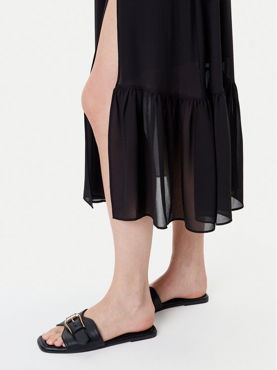 MICHAEL Michael Kors MICHAEL Michael Kors Koktejlové šaty MT583467R3 Černá Regular Fit