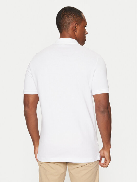 Lacoste Lacoste Polo PH4012 Λευκό Slim Fit