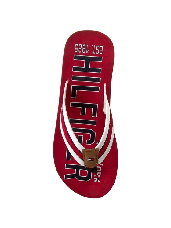 Tommy Hilfiger Tommy Hilfiger Žabky Banks 11D FM56820929 Červená