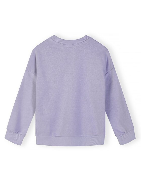 minoti minoti Bluza NOSFLEECE401 Fioletowy Regular Fit