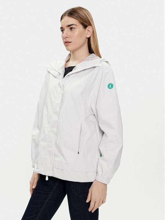 Save The Duck Save The Duck Geacă de ploaie Suki D31604W-WIND18 Alb Regular Fit