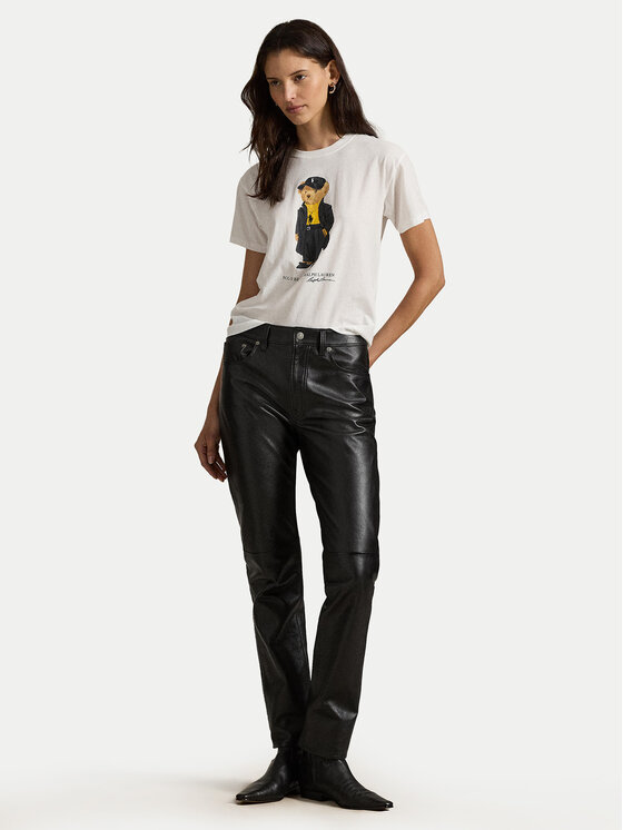 Polo Ralph Lauren Polo Ralph Lauren T-shirt 211A87615002 Bijela Regular Fit
