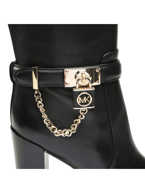 MICHAEL Michael Kors MICHAEL Michael Kors Μπότες Hamilton Heeled Boot 40F3HAHB5L Μαύρο