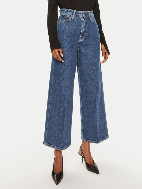 Calvin Klein Calvin Klein Farmer K20K207267 Sötétkék Wide Leg