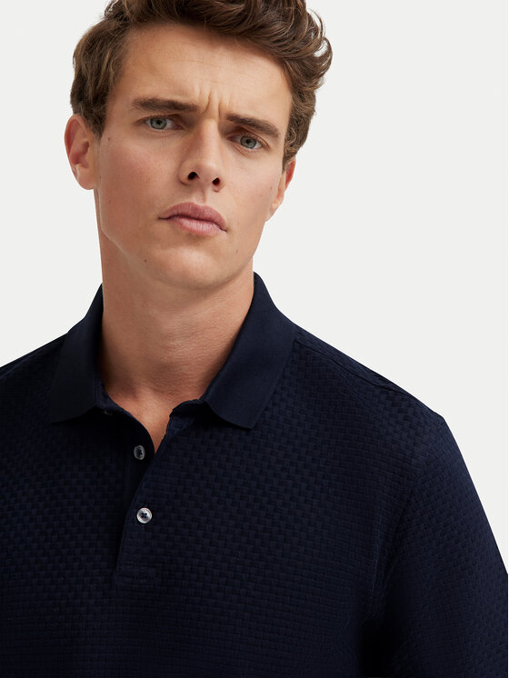 Bugatti Bugatti Tricou polo 8150-75104C Bleumarin Regular Fit