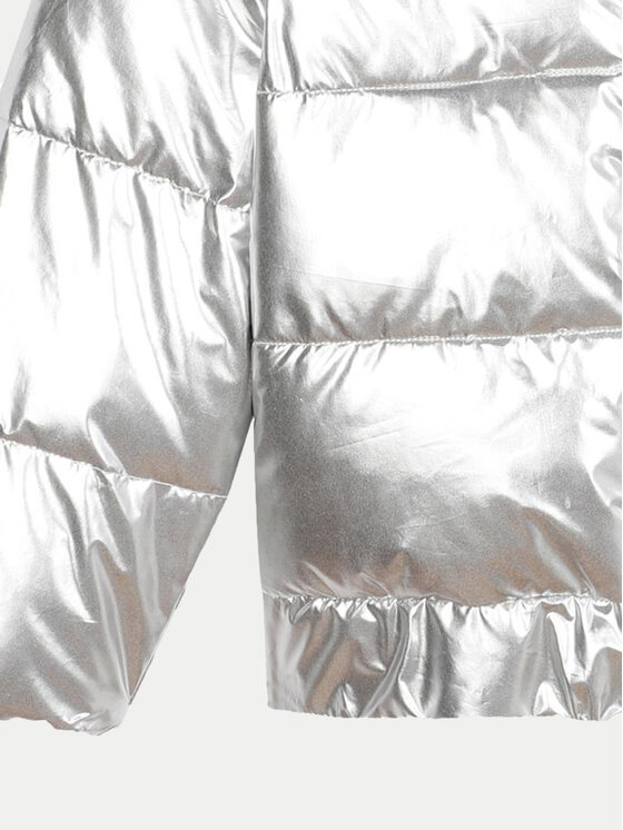 Karl Lagerfeld Kids Karl Lagerfeld Kids Зимно яке Z30233 D Сребрист Regular Fit