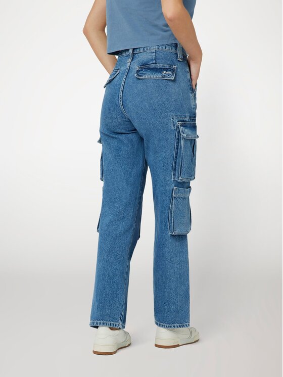 Guess Guess Jeansy 166883 Niebieski Relaxed Fit