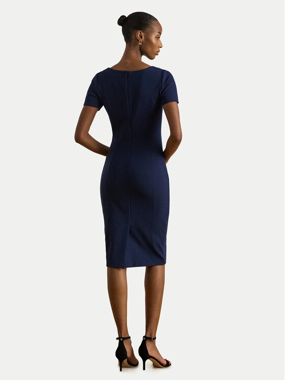LAUREN RALPH LAUREN LAUREN RALPH LAUREN Sukienka koktajlowa 253P08759001 Granatowy Slim Fit