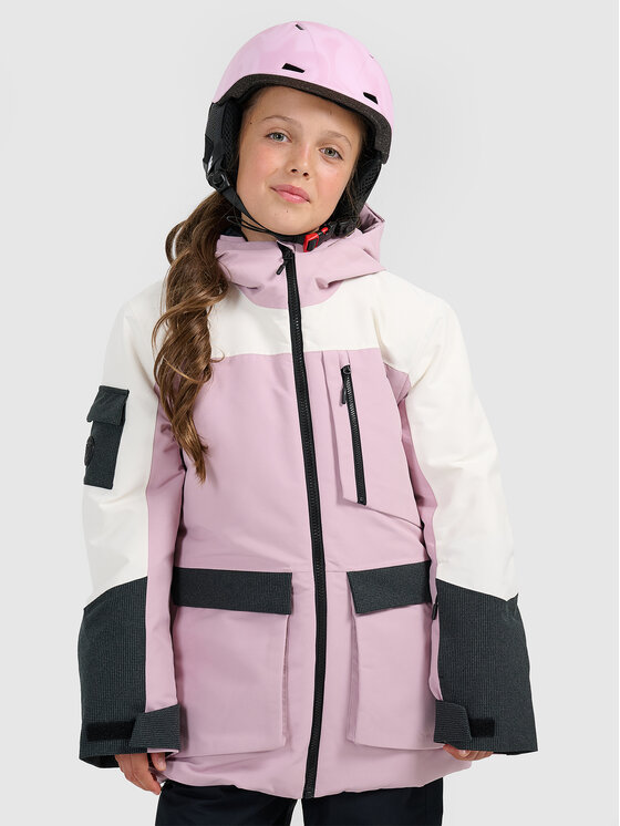 4F 4F Kurtka snowboardowa SNOWBOARD Różowy jasny Regular Fit
