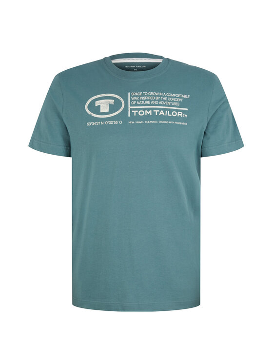 Tom Tailor Tom Tailor Tričko 1035611 Zelená Regular Fit