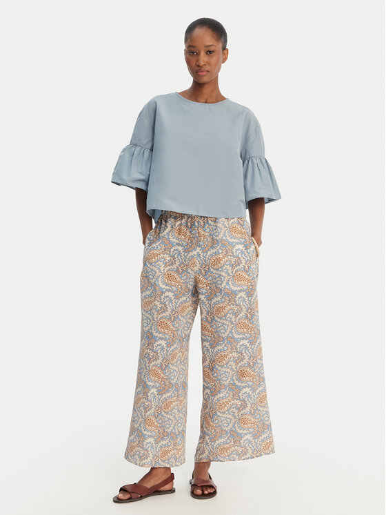 Weekend Max Mara Weekend Max Mara Bluză Break 2615111152 Albastru celest Loose Fit