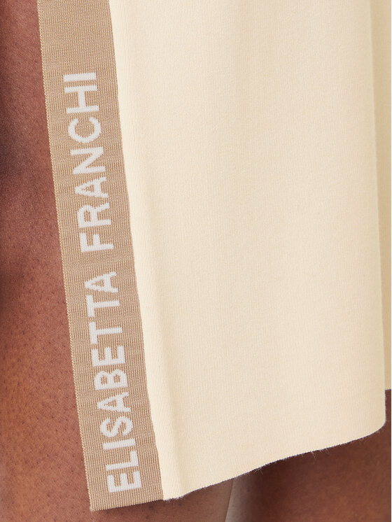 Elisabetta Franchi Elisabetta Franchi Strickkleid AM-03S-61E2 Beige Regular Fit