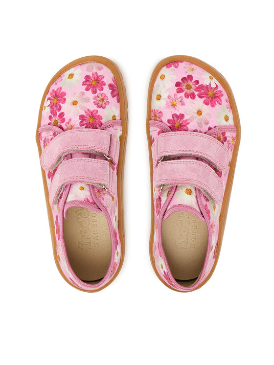 Froddo Froddo Bačkory Barefoot Canvas G1700440-9 D Růžová
