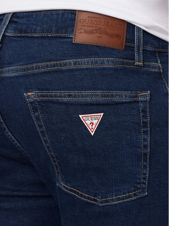 Guess Jeans Guess Jeans Jeansy M4YA0F D5DM3 Tmavomodrá Skinny Fit
