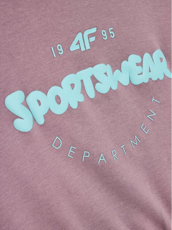 4F 4F Суитшърт 4FJWAW24TSWSF1213 Виолетов Regular Fit