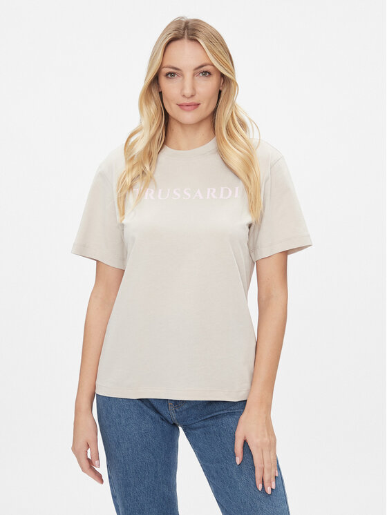 Trussardi T-krekls 56T00592 Bēšs Regular Fit