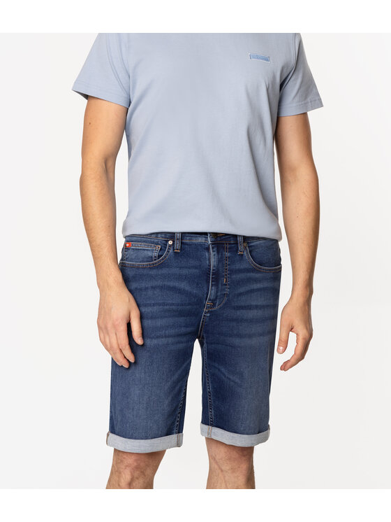 Lee Cooper Lee Cooper Bermudy JOG 1422 Niebieski Regular Fit