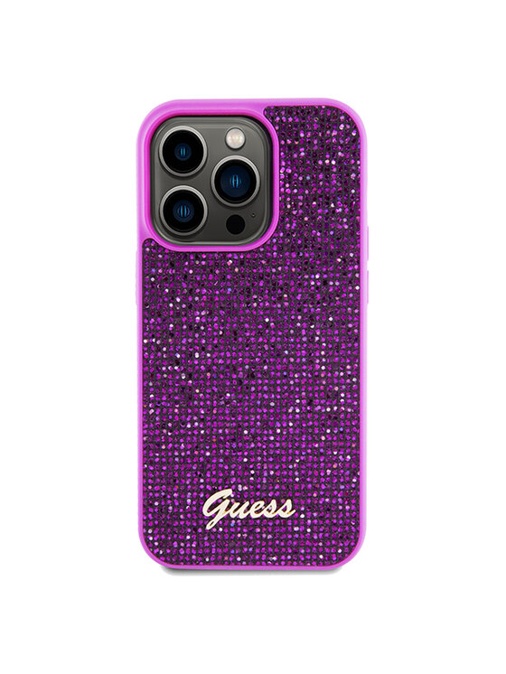 Guess Guess Etui na telefon iPhone 14 Pro Różowy