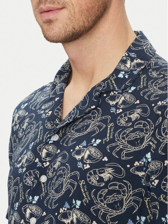 Blend Blend Hemd 20718227 Dunkelblau Regular Fit