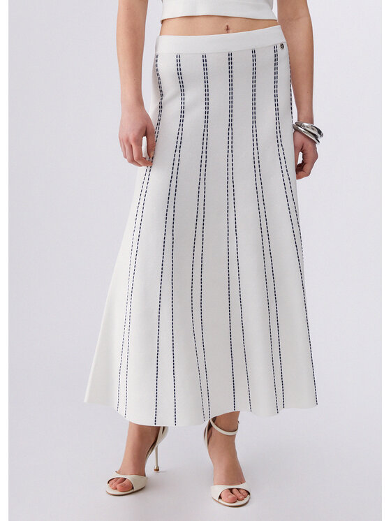 Liu Jo Liu Jo Spódnica midi WA6148MA81R03A83 Fioletowy Regular Fit
