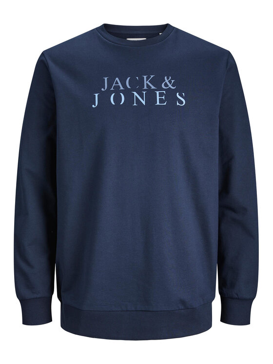 Jack&Jones Jack&Jones Majica dugih rukava 12244404 Tamnoplava Standard Fit