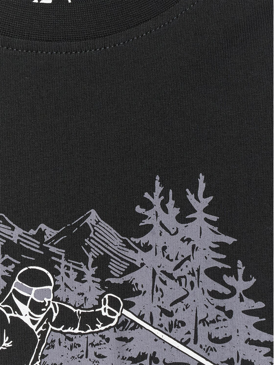 4F 4F T-Shirt APRES SKI Czarny Loose Fit