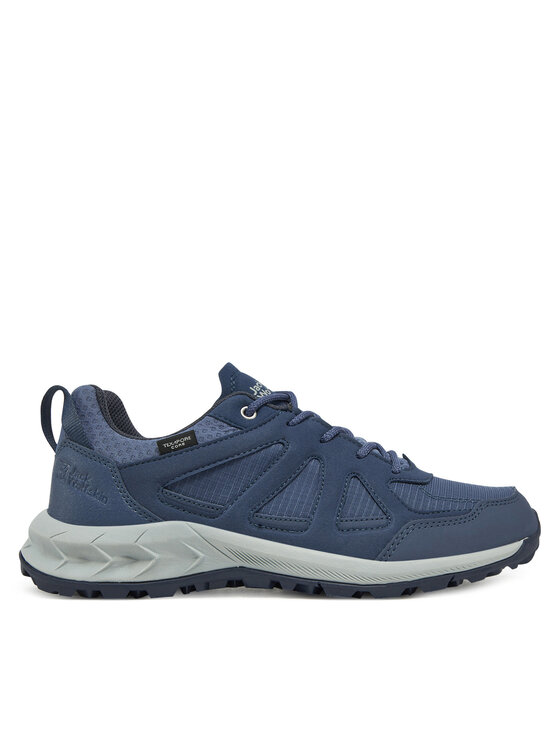 Jack Wolfskin Trekingová obuv Woodland 2 Texapore Low 4051341 Tmavomodrá