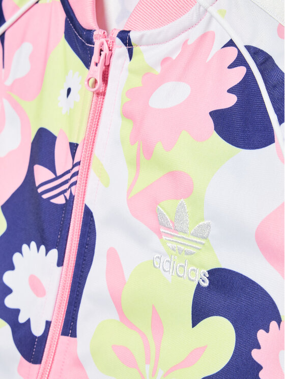 Flower adidas sweatshirt new arrivals