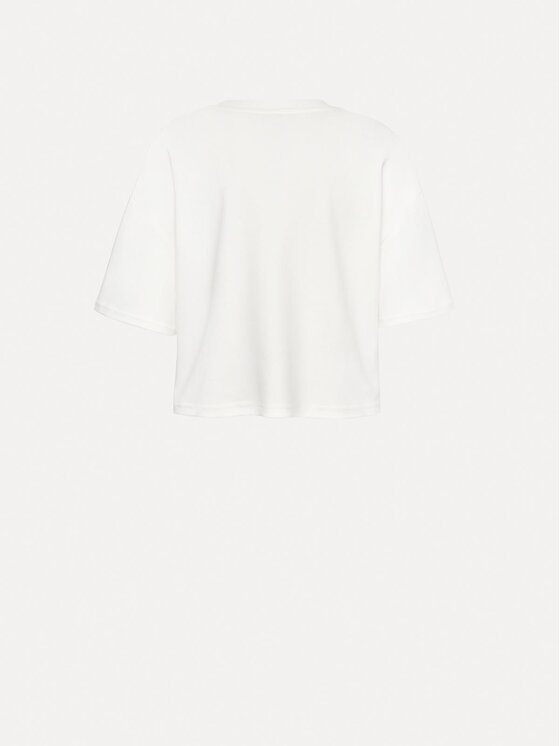 La Mania La Mania T-Shirt TOLA Krémová Basic Fit
