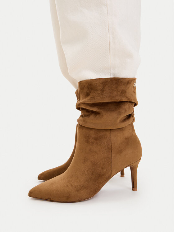 Nine West Nine West Botki CEO-SAMIRA-02 Brązowy jasny