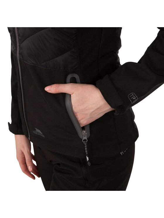 Trespass Trespass Kurtka softshell Elvira Czarny Long Fit