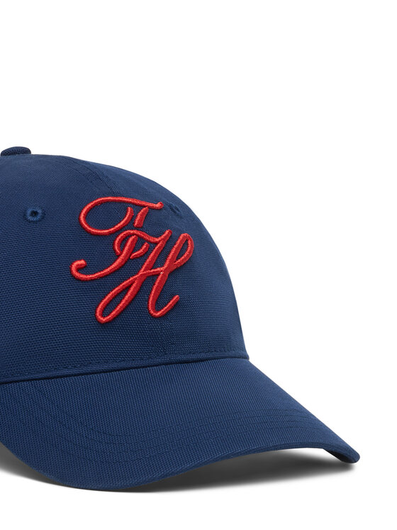 Tommy Hilfiger Tommy Hilfiger Cepure ar nagu Logo Embroidery Baseball Cap AM0AM14120 Tumši zils