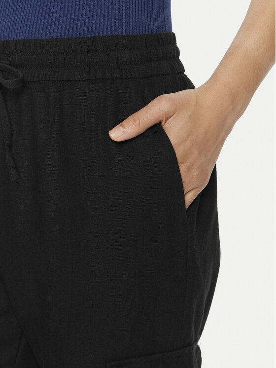 ONLY ONLY Παντελόνι φόρμας Caro 15310987 Μαύρο Cargo Fit