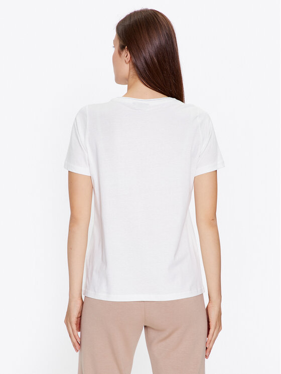 Fransa Fransa T-Shirt 20611758 Λευκό Regular Fit