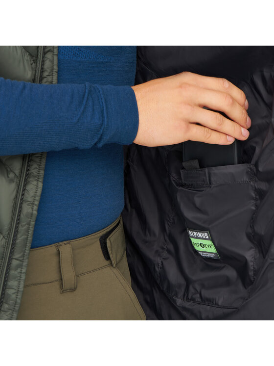 Alpinus Alpinus Kamizelka Liskamm Zielony Regular Fit