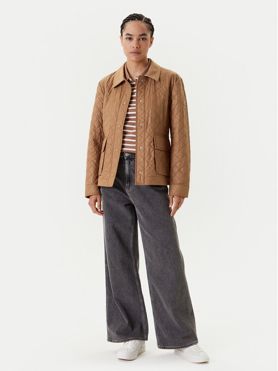 Tommy Hilfiger Tommy Hilfiger Преходно яке WW0WW45641 Кафяв Regular Fit