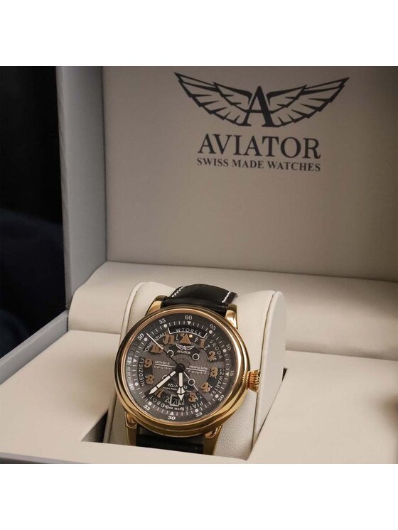 Aviator Aviator Orologio V.3.36.2.294.4 PL Nero