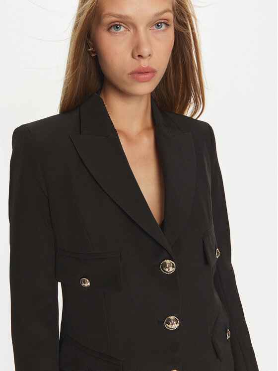 Maryley Maryley Піджак 24IB156/43NE Чорний Regular Fit