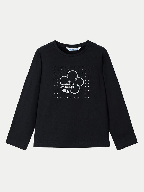 Mayoral Mayoral Bluza 178 Črna Regular Fit