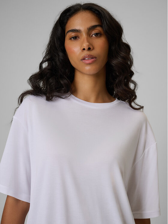 4F 4F T-Shirt COMMERCIAL 4 Biały Loose Fit
