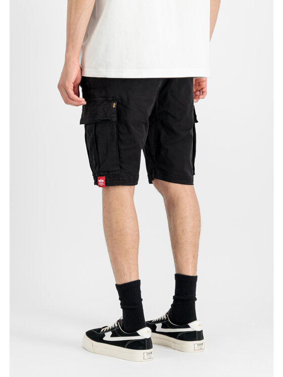 Alpha Industries Alpha Industries Szorty Airman Short Czarny Slim Fit